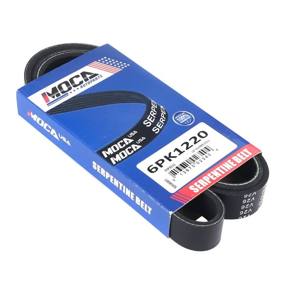 MOCA AUTOPARTS 6PK1220 Serpentine Belt Fit for 2002-2003 Kia Sedona 3.5L & 2010-2017 Toyota Corolla 1.8L & 2009-2011 Toyota Matrix 1.8L