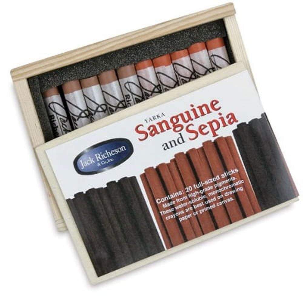 Yarka Sanguine & Sepia Crayon Set