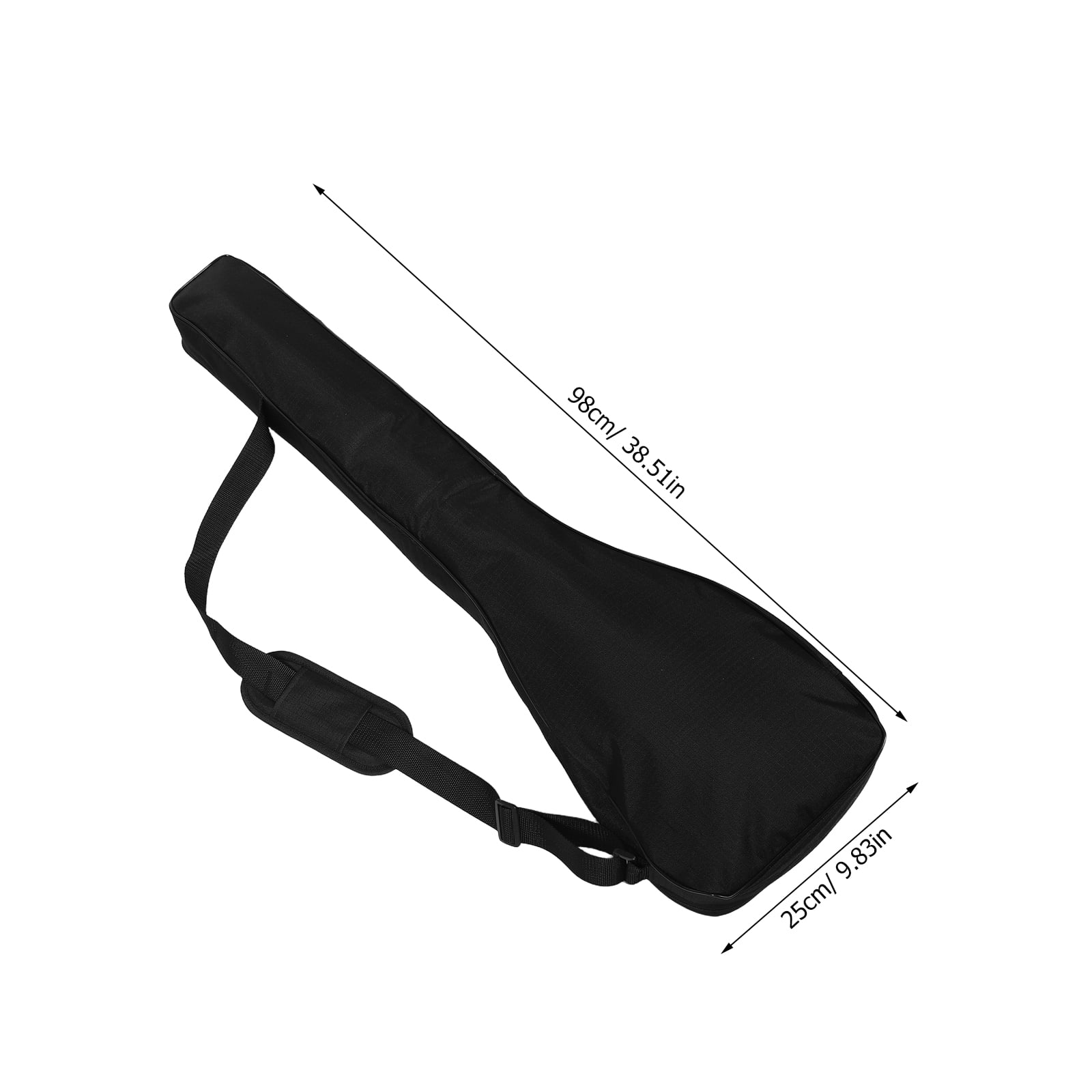 COMPUKAS Portable Storage Bag with Ergonomic Handle and Carbon Fiber Pattern for Kayak & Canoe Paddles, 1 Piece