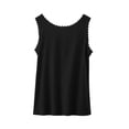 thumbnail image 4 of Ltctricy Womens Sleeveless Pajama Tops Lace Crew Neck Sleep Tank Tops Casual Loose Fit Loungewear Summer Clothing, 4 of 7