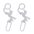 thumbnail image 1 of 2 hebillas de silicona para tapa de tetera con asa en forma de caballo, 1 of 8