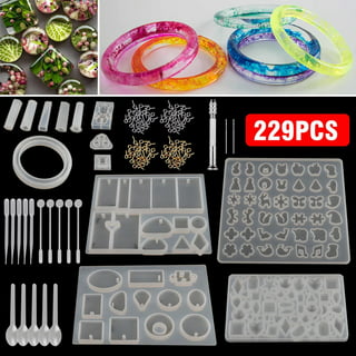 BESTONZON 12pcs Resin Molds Silicone Epoxy Resin Molds Resin Charm Making  Mold Tool