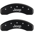 thumbnail image 2 of MGP 4 Caliper Covers Engraved Front & Rear JEEP Matte Black finish silver ch, 2 of 2