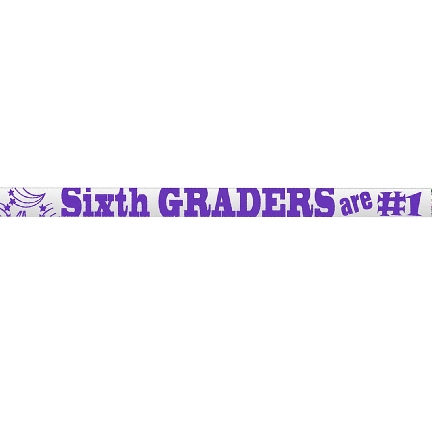 Musgrave Pencil Company 6th Graders Are #1 Motivational Pencils, 12 Per Pack, 12 Packs