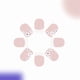 thumbnail image 4 of Uñas postizas brillantes con un toque de suavidad y brillo, manicura con diseño de pipa de agua, uñas para usar, 24 unidades., 4 of 7