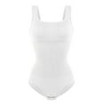 thumbnail image 3 of Vaslanda Women's Waist Trainer Seamless Round Neck Tummy Control Shapewear Bodysuit, 3 of 4