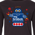 thumbnail image 4 of Inktastic Robot Brother Long Sleeve Youth T-Shirt, 4 of 5