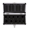 thumbnail image 4 of 10 Pieces Nut Bolt Remover with Storage Case Small Easy Operation Multiple-Sizes Multifunctional Screw Extractor Kit High-Hardness Disassembly Tool, 4 of 6