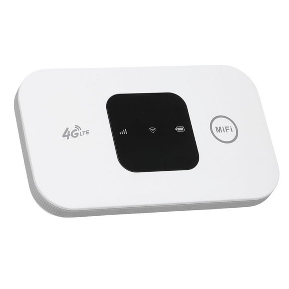 GoolRC 4G LTE Mobile WiFi Portable WiFi Hotspot 150Mbps MiFi with SIM Slot 2100mAh Battery for Europea Asia Africa Region(White)