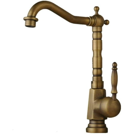 

Single Handle Kitchen Sink Mixer Tap Brass Ceramic Cartridge Faucet Spout High Spout Faucet