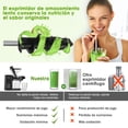 thumbnail image 4 of Máquina exprimidora de jugos Sangkee exprimidor de masticación lenta de doble ducto de alimentación, 4 of 7