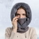 thumbnail image 3 of Gorro a prueba de viento Colcomx Bufanda para mujer con capucha gris, 3 of 7