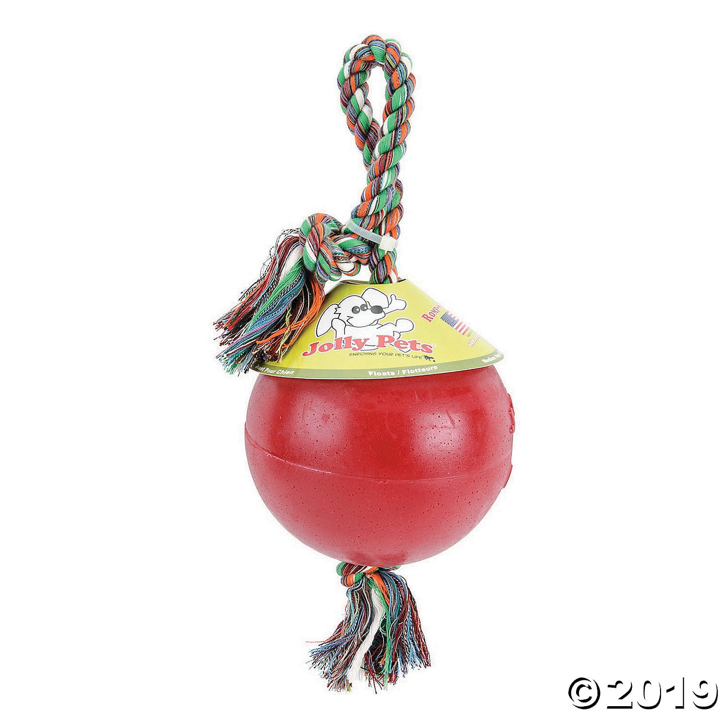 Jolly PetsRomp N Roll Red, 6"