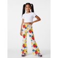 thumbnail image 5 of Girls Premium Pants High-Waisted Flare-Leg Flare Leggings Comfy Trousers for Young Girls Age 5-13, 5 of 6