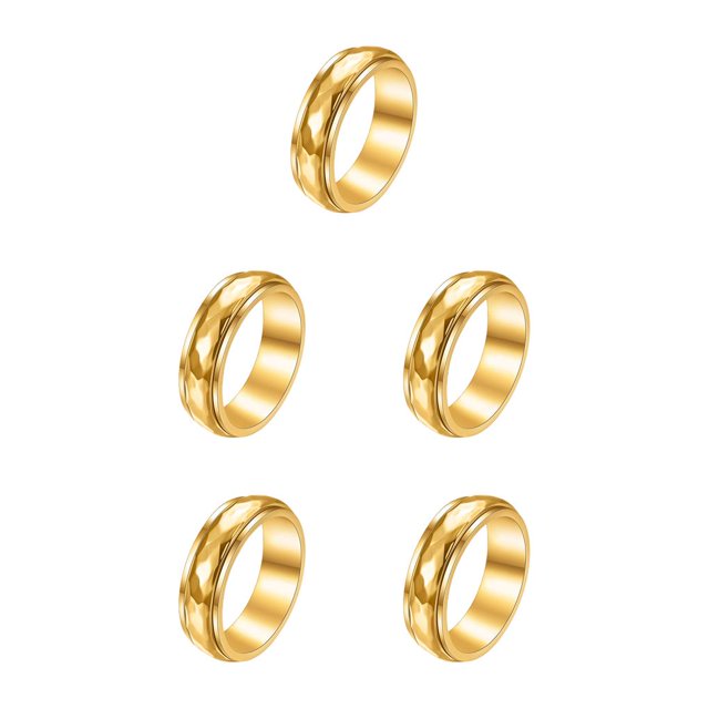 Minnieouse Anillo Anillos de dedo duraderos Pulido extraíble Color sólido resistente Impermeable Joyería de tamaño pequeño Festival de Type2 NO2