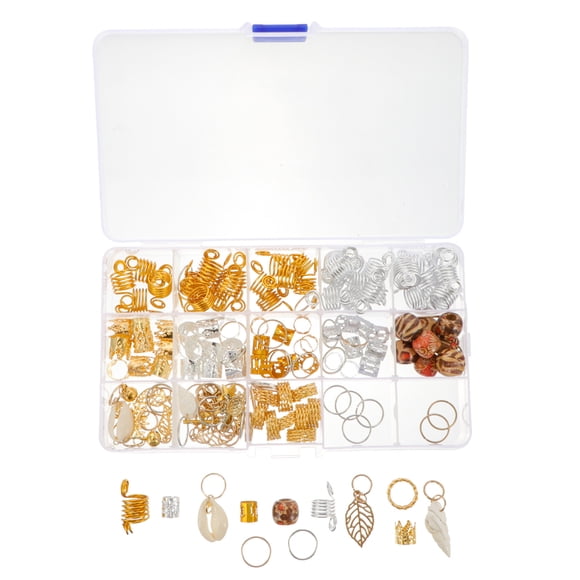 Shisuyan Hair Pendants Circular Shape 158Pcs 6.7X3.9In