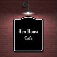 thumbnail image 2 of Hen House Cafe BLACK Aluminum Composite Sign 8.5''x10'', 2 of 9