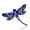 #33 Blue Dragonfly, variant on Fashion Animal Insect Bee Spider Pearl Crystal Brooch Pin Women Men Jewelry Gift-#23 Butterfly