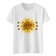 thumbnail image 3 of Gibobby Camisetas Mujer Baratas Manga Corta Camiseta con gráfico de girasol para mujer, camiseta de manga corta con gráfico de verano, camiseta informal(Amarillo,G), 3 of 5