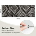 thumbnail image 5 of Black and White Geometric Pattern Kitchen Rug Mat,Kitchen Runner Rugs Non Skid Washable,Decorative Kitchen Floor Mats for Kitchen,Sink,Laundry,17"X47", 5 of 5