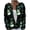Black, variant on Womens Christmas Sweater Plus Size Long Sleeve Button Down Knit Sweater Jacket Reindeer Print Winter Xmas Open Front Holiday Christmas Sweaters for Women Blue XXXL
