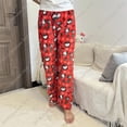 thumbnail image 4 of Sanrio-Pijama de Hello Kitty para mujer, pantalones elásticos suaves de terciopelo Coral con Gato KT de dibujos animados, cómodos, para el hogar, regalos, 4 of 4