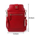 thumbnail image 2 of Womens Cellphone Crossbody Bag Small Shoulder Purse Handbag Card Wallet Lanyard Case Girls, 2 of 5