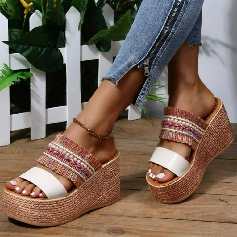 adviicd Wedge Sandals for Women Wide Width Sandals Wedges Sandals