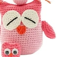 thumbnail image 3 of DIY Crochet Kit Hand Knitting Toy Bunny Rabbit Plush Classic for Birthday Gift Beginner Adults Pink, 3 of 9