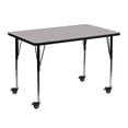 thumbnail image 1 of Bowery Hill 31" x 30" x 48" Table d'Activité Mobile en Gris, 1 of 2