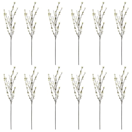 12 Pack: Off-White Peach Blossom Spray by Ashland