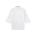 thumbnail image 4 of inhzoy Men's Chef Uniform Short/Long Sleeve Chef Jacket Button Down Hotel Kitchen Canteen Work Wear White Long Sleeve XXL, 4 of 5