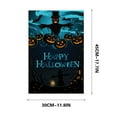 thumbnail image 3 of Happy Halloween Evil Pumpkin Garden Flag 12x18 Inch, Vertical Double Sided Happy Halloween Pumpkin Holiday Outside Decorations Burlap Yard Flag, 3 of 7