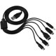 thumbnail image 1 of Cable cargador USB 5 en 1 Naroote para DSi, compatible con NDS Ll XL 3DS PSP, cable de carga multifunción., 1 of 7
