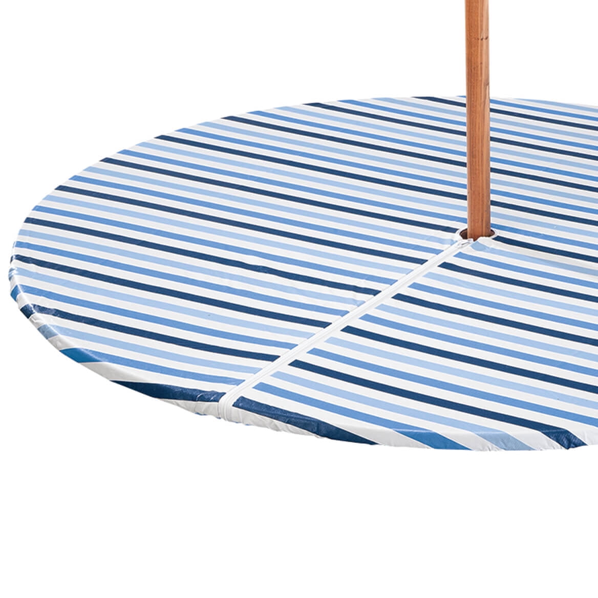 42" x 68" Oval Patriotic Zippered Elasticized Umbrella Table Cover 42" x 68" 