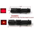thumbnail image 4 of Paquete de 2 antorchas de luz roja, mini linterna roja con zoom, antorchas de señal a prueba de agua, 4 of 5