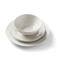 thumbnail image 3 of Oneida Ridge White 12-Piece Stoneware Tableware Set (Service for 4), 3 of 14