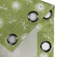 thumbnail image 4 of Ambesonne Dragonfly Grommet Curtain, Dandelion Sketchy, 50" x 84", Lime Green Cream, 4 of 6