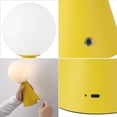 thumbnail image 3 of JONATHAN Y Macie 11.75" Modern Minimalist Globe Rechargeable/Cordless Dimmable Integrated LED Table Lamp with Touch Sensor, Yellow (Set of 2), JYL7159A-SET2, 3 of 6