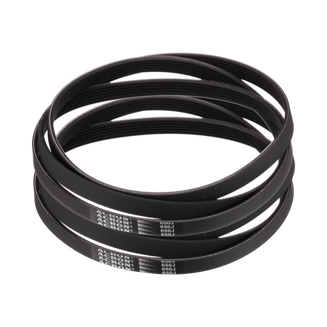 2 Pack 650J6 PJ V-Ribbed Belt 6 Ribs 65" Length x 0.55" Width x 0.14" Height, EPDM Rubber Micro V Belt
