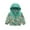 Green, variant on Durtebeua Kids Tie-Dye Zip Keep Winter Warm Windbreaker Coat Toddler Jacket Warm 5-6 Years