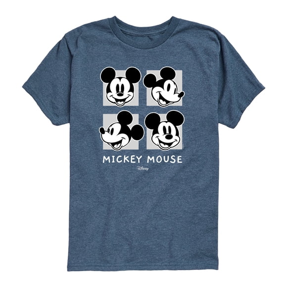 Disney - Mickey Grid - Toddler Boys Short Sleeve Graphic T-Shirt