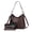 Coffee, variant on Purse and Wallet 2Pcs Set Hobo Crossbody Bag for Women Shoulder Handbags with Adjustable Strap, Khaki