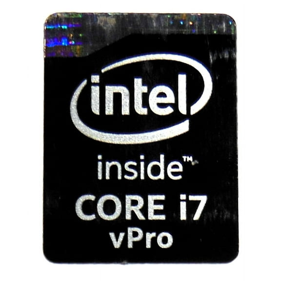 Intel Core i7 vPro Inside Sticker 16 x 21mm / 5/8" x 7/8" [884]