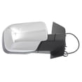 thumbnail image 2 of For Nissan Titan 2010 11 12 13 14 2015 Door Mirror Passenger Side | Power Glass | Chrome | SV Model | Replacement For NI1321249 | 615343963716, 96301ZR20A, 2 of 6