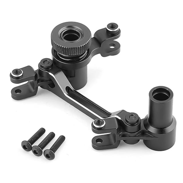 Black Metal Steering Assembly Upgrade Part BJM398 for Traxxas UDR Unlimited Desert Racer 1/7 Scale RC Vehicle - Replacement Component for Enhanced Steering Performance, Pack Size 11*7*3cm, 45g Weight