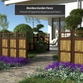thumbnail image 2 of Red Lantern 4 ft. x 1.5 ft. Japanese Bamboo Kumo Fence, 2 of 7