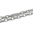 thumbnail image 2 of 3D Box Link Rhodium Hip Hop CZ Bling Bling Chain, 2 of 2
