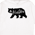 thumbnail image 3 of Inktastic Montana Black Bear Silhouette Toddler Hoodie, 3 of 4