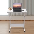 thumbnail image 5 of Adjustable Height Office Rolling Laptop Table Stand Bed Side Computer Desk Stand 22lbs Capacity 31*16in for Your Office, Living Room, Lounge, 5 of 18
